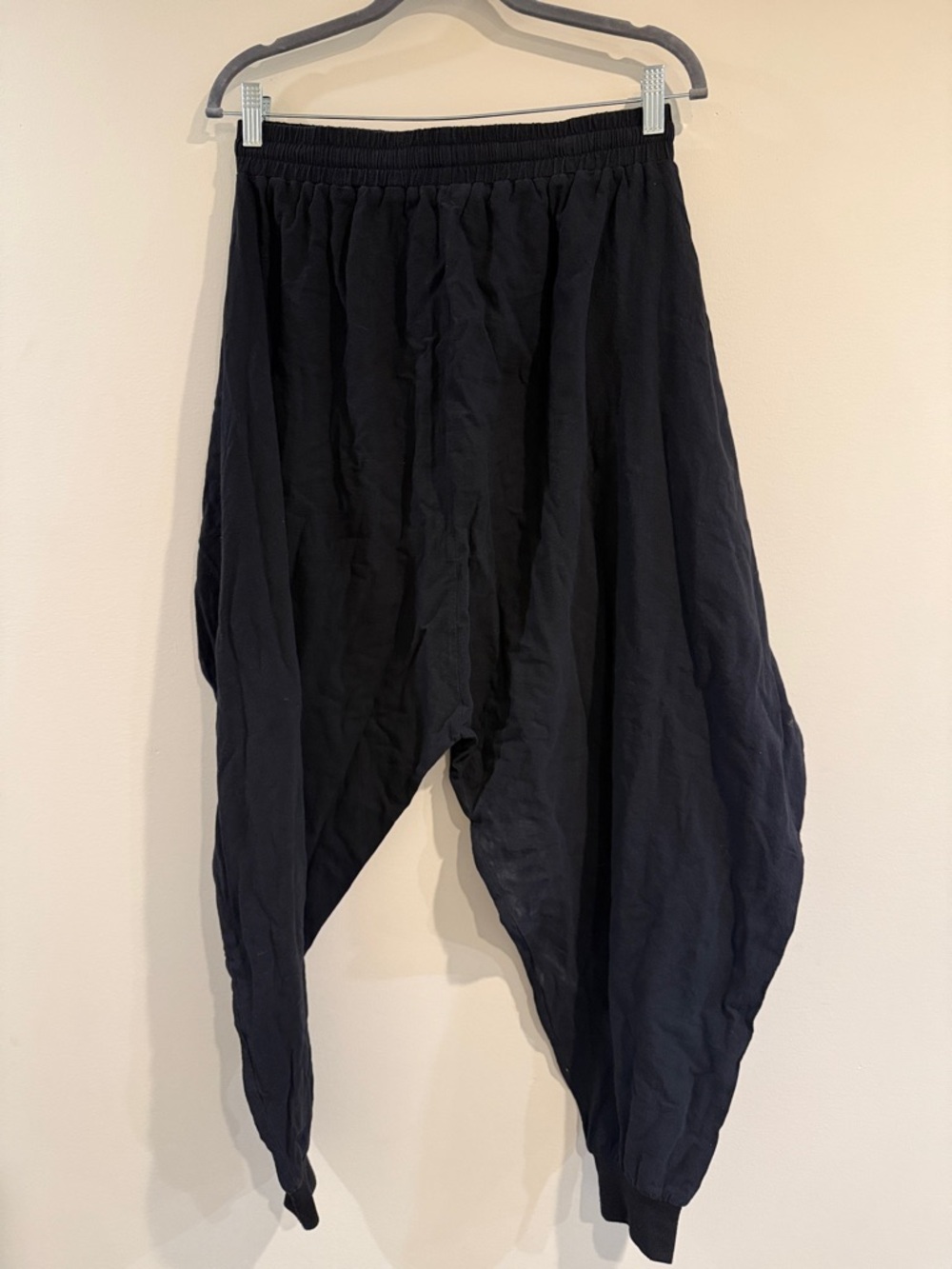 Vintage Black Harem-Style Jogger Pants - Picture 2 of 2
